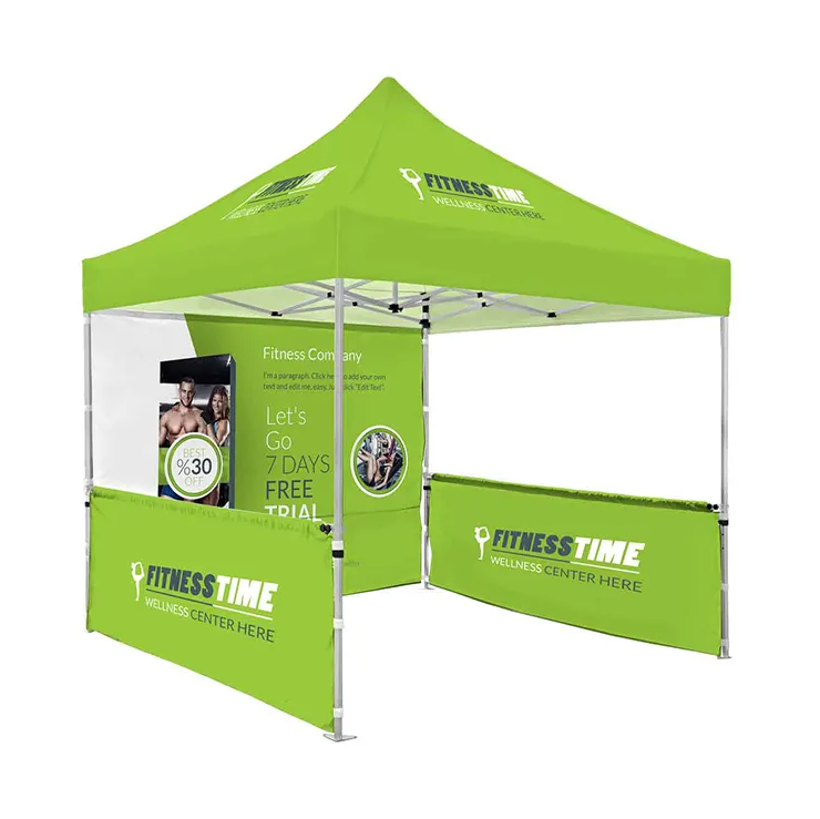 Carpa Plegable Publicitaria + Pared + Cercos